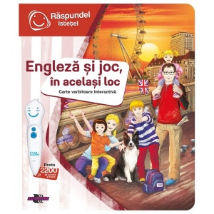 Raspundel Istetel, Carte - Engleza si joc, in acelasi loc, ALBI - BLACKFIRE - Img 2