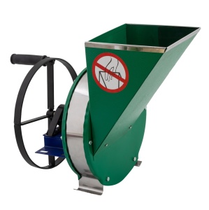 Razatoare fructe manuala, fulie atasare motor, Partial Inox Vinita, 200 kg/h - Img 3