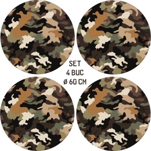 Set 4 Folii Imprimate Outdoor cu EcoSolvent, autoadezive, pentru decorarea jantelor auto, dimetru 60 cm, model FJT-10 - Img 4