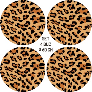 Set 4 Folii Imprimate Outdoor cu EcoSolvent, autoadezive, pentru decorarea jantelor auto, dimetru 60 cm, model FJT-12 - Img 4