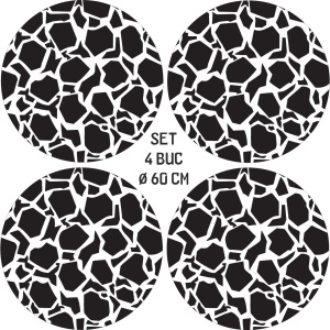 Set 4 Folii Imprimate Outdoor cu EcoSolvent, autoadezive, pentru decorarea jantelor auto, dimetru 60 cm, model FJT-18 - Img 4