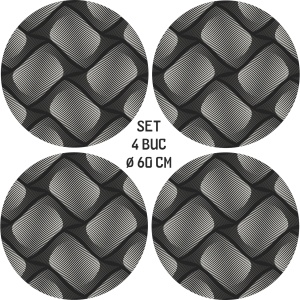 Set 4 Folii Imprimate Outdoor cu EcoSolvent, autoadezive, pentru decorarea jantelor auto, dimetru 60 cm, model FJT-22 - Img 4