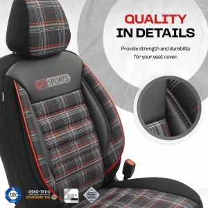 Set huse scaun auto PREMIUM, Universale, nefractionate, OTOM GTI SPORT 801 - Img 8