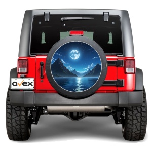 Sticker Auto "Roata de Rezerva" rezistenta la intemperii si raze UV, diametru 55 cm, Cod: AVX-RR14 - Img 1
