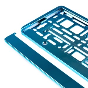 Suport numar inmatriculare din plastic, calitate Premium, culoare TURQUOISE - Img 4