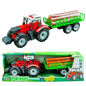 Tractor cu remorca lemne - Img 1