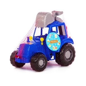 Tractor-excavator - Altay, 28.5x17x22 cm, Polesie - Img 2