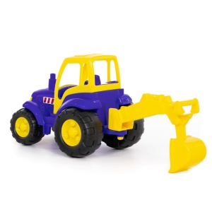 Tractor-excavator - Champion, 36x22x31 cm, Polesie - Img 2