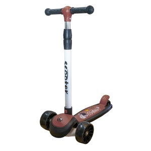 Trotineta, roti silicon, cu led - Img 2