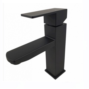 Baterie bucatarie MIXXUS KUB-001 BLACK din otel inoxidabil, Monocomanda, Racorduri incluse - Img 5