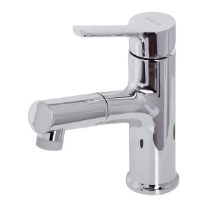 Baterie Lavoar cu Dus Extractabil, Alama Sanitara, Crom, Y/108 - Img 1