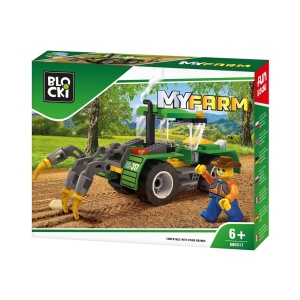 Blocki My Farm, Tractor cu plug - Img 1