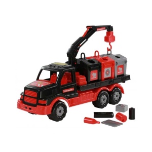 Camion salubrizare+pubele - Mammoet, 47x18x23 cm, Polesie - Img 1