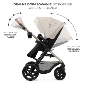 CARUCIOR 3 IN 1 KINDERKRAFT MOOV 2, MOONLIGHT GREY - Img 4