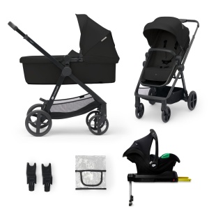 CARUCIOR KINDERKRAFT NEWLY, 4 IN 1, CLASSIC BLACK - Img 1