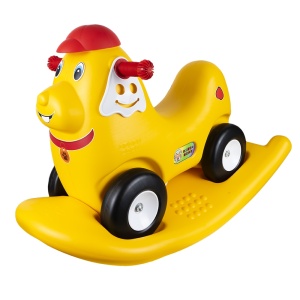 Catel balansoar 2 in 1, galben - ROBENTOYS - Img 1