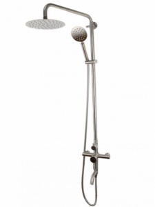 Coloana de dus Mixxus SUS-009-J, 120 cm baterie si para, monocomanda, furtun flexibil - Img 6