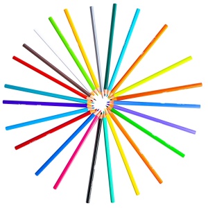 Creioane colorate Tropicolors set 24 - BIC - Img 2