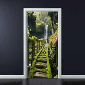 Folie imprimata color pentru decor Usa, dimensiune 200 x 90cm, model: AVX-DR25 - Img 1