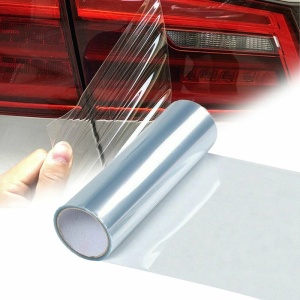 Folie protectie faruri / stopuri auto - Transparent (pret/m liniar) - Img 1