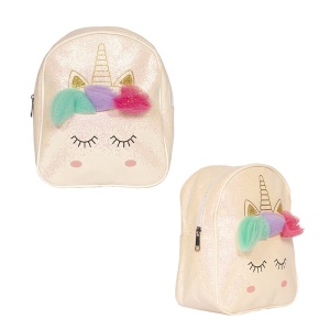 Ghiozdan gradinita cu sclipici UNICORN, 20x26x10 cm - S-COOL - Img 2