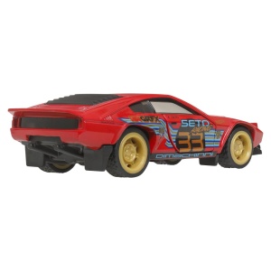 HOT WHEELS MASINUTA METALICA CU SISTEM PULL BACK DIMACHINNI VELOCE NIGHT BURNERZ SCARA 1:43 - Img 2
