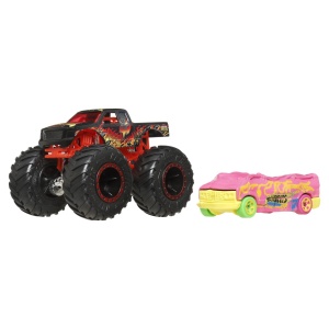 HOT WHEELS MONSTER TRUCK SI MASINUTA METALICA SCORCHER - Img 3
