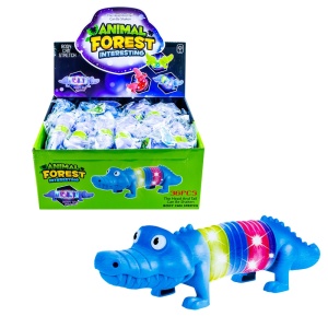 Jucarii antistres, Crocodili, cu lumina, 36 buc/set - Img 1