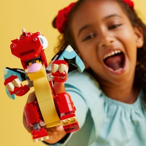 LEGO CREATOR 3IN1 DRAGON ROSU 31145 - Img 3
