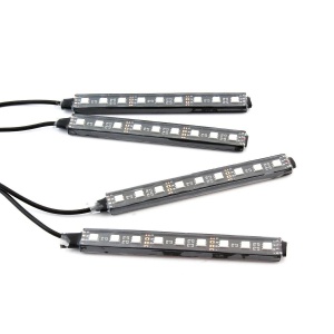 Lumini UnderCar LED - RGB pentru interior sau exterior cu Bluetooth - 12cm ZD65B - Img 3
