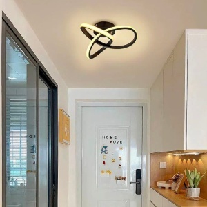 Lustra LED VERTEX Infinitum 26W, Lumina Rece/Calda/Neutra, Negru - Img 2
