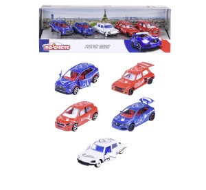 MAJORETTE FRENCH TOUCH SET 5 MASINUTE METALICE SCARA 1:64 - Img 1
