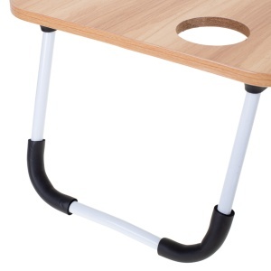 Masa pentru Laptop plianta din MDF, dimensiune 60 x 39,5 cm, cu USB, lampa si ventilator - Img 7