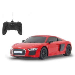 MASINA CU TELECOMANDA AUDI R8 ROSU CU SCARA 1 LA 24 - Img 2