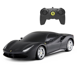MASINA CU TELECOMANDA FERRARI 488 GTB NEGRU SCARA 1 LA 24 - Img 2