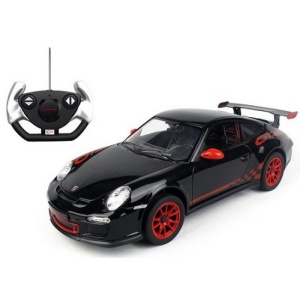 MASINA CU TELECOMANDA PORSCHE GT3 NEGRU CU SCARA 1 LA 14 - Img 1