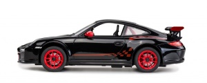 MASINA CU TELECOMANDA PORSCHE GT3 NEGRU CU SCARA 1 LA 14 - Img 4