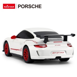 MASINA CU TELECOMANDA PORSCHE GT3 RS ALB CU SCARA 1 LA 24 - Img 3