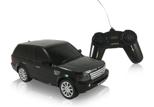 MASINA CU TELECOMANDA RANGE ROVER SPORT NEGRU CU SCARA 1 LA 24 - Img 1