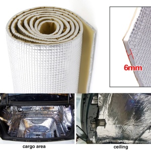 Material insonorizant auto cu strat din aluminiu, dimensiune 100cm x 100 cm x 6mm - Img 7