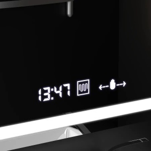 Oglinda LED Ovala, 80x50cm, Altera Senzor MotionGlow Marcello, Sistem Dezaburire, Ceas & Termometru, Dimabila - Img 2
