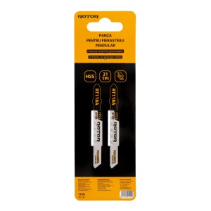 Panza fierastrau pendular pentru metal, 76x50 mm Set 2 buc ROTOR RT118A - Img 2