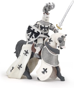 PAPO FIGURINA CAVALER CU PENE ALB - Img 3