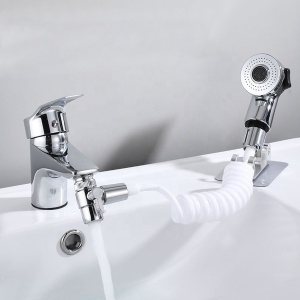 Para de dus suplimentara cu furtun extensibil pentru chiuveta sau cada, AVX-AG176B - Img 2