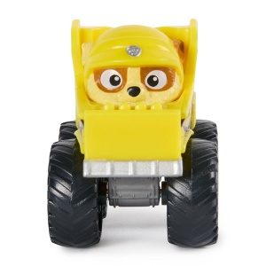 PATRULA CATELUSILOR PUP SQUAD RACERS RESCUE WHEELS VEHICUL METALIC RUBBLE SCARA 1:55 - Img 2