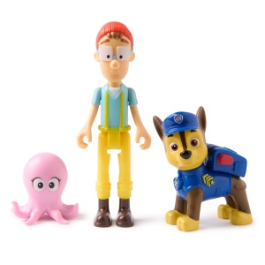 PATRULA CATELUSILOR SET 3 FIGURINE CHASE SI CAPITANUL TURBOT - Img 2