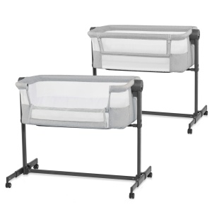 PATUT CO-SLEEPER KINDERKRAFT NESTE UP 2, GRI DESCHIS - Img 2