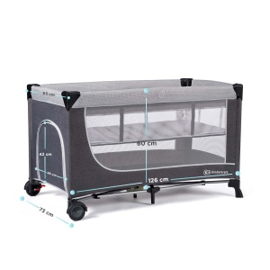 PATUT DE CALATORIE KINDERKRAFT LEODY, GREY - Img 3