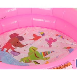 Piscina Gonflabila pentru copii, model MINI, culoare Roz, diametru 61 cm - Img 3