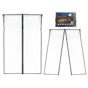 Plasa de tantari magnetica pentru usa, dimensiune 160 x 230 cm - Img 1